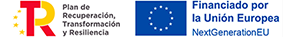 Logos Unión Europea y Plan de Recuperación, Transformación y Resiliencia.